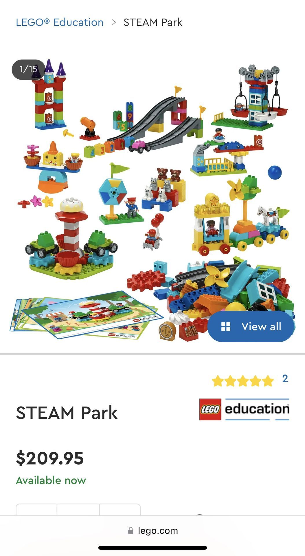 Steam Park Duplo Lego Education LEGO® Education STEAM Park 295