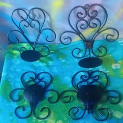 Vintage Wrought Iron Wall Decor