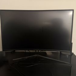 32 Inch Curved Tv Black 