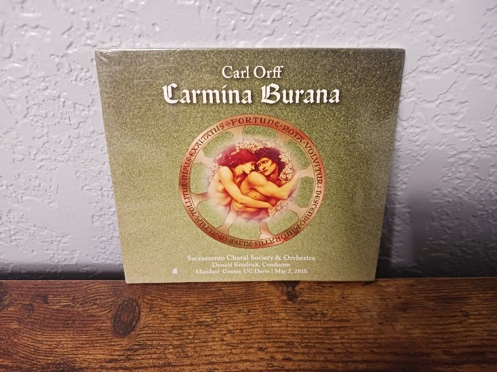 New-Sealed Sacramento Choral Society & Orchestra - Carmina Burana (CD, 2010) ● Carl Orff Classic ● Rare Live Recording.