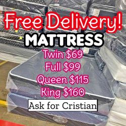 New Mattresses  Twin mattress Full mattress Queen mattress  King mattress  Colchones nuevos  Beds 