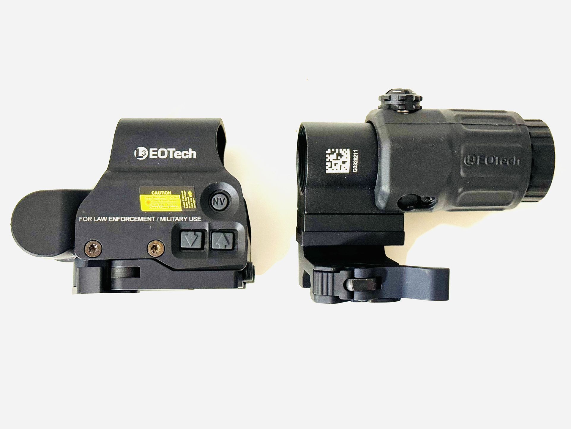 L3 EOTech EXPS3-0 Halographic Red Dot NV + G33 3x Magnifier