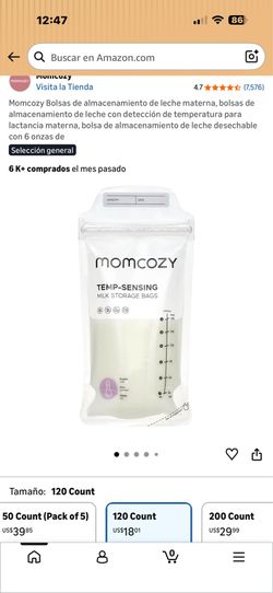 Milk storage bags