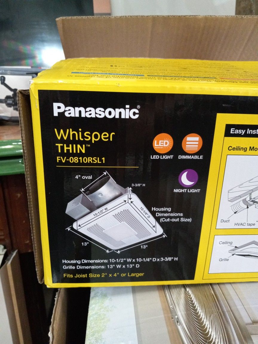 Panasonic Whisper Thin Fan