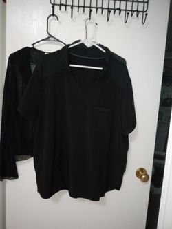 Black Scrubs , 2 Sets