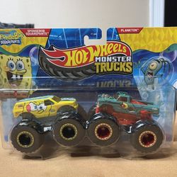 Hot Wheels Monster Truck Doubles Spongebob Square Pants & Patrick 2025