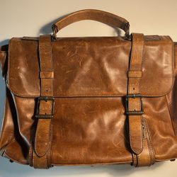Like New Frye Logan Leather Briefcase
