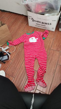 Carter's Baby Christmas Footed Pajamas 5T