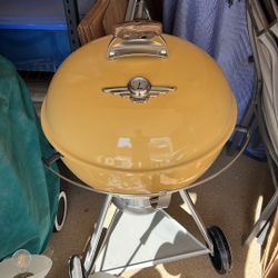 Weber 70th Anniversary Edition Yellow BBQ