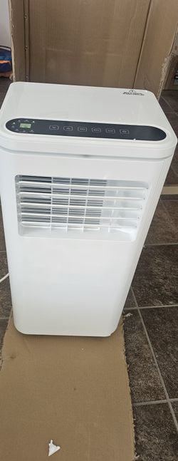 5,000 (DOE) BTU 115-Volt Portable Air Conditioner w/ Remote up to 250 sq. ft. Cools and Dehumidifi