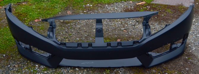 USED REF#U0357 || 2016-2018 HONDA CIVIC || FRONT BUMPER COVER ONLY