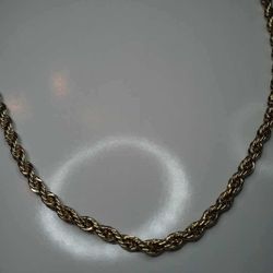 21" rop chain 14K gold laminated high quality 25$