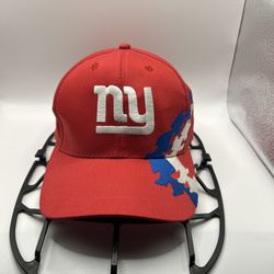 Vintage 90s NY Giants NFL Hat Nissin Adjustable Shockwave