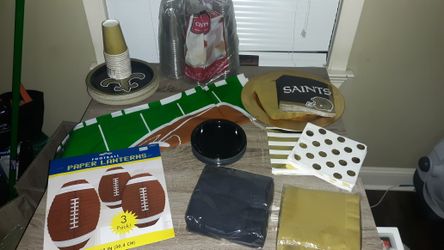 Decor for a football party!!!