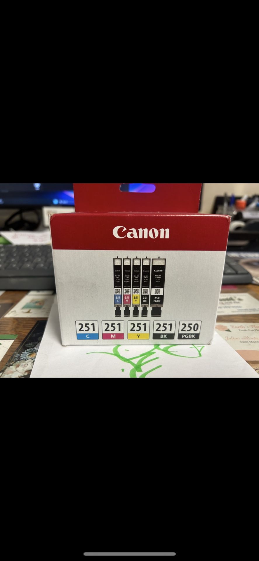 *NEW canon 251/250 Printer Ink Cartridges