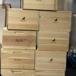 Justin Wine Boxes -$10 Each
