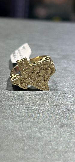 14k Texas Nugget Ring