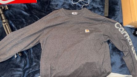 Carhartt Long Sleeve Pocket T-Shirt Gray