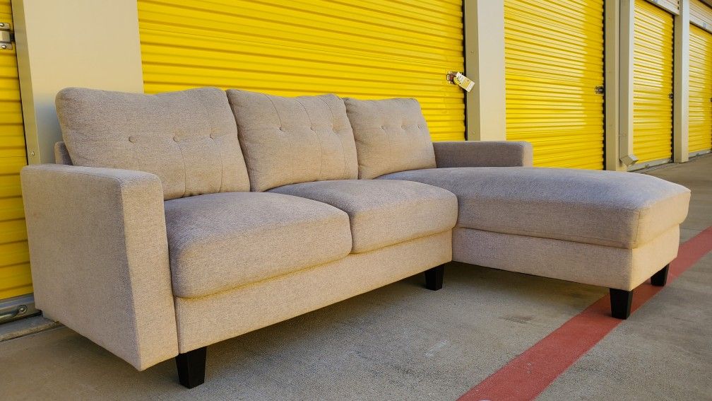 Free Delivery L SHAPE SOFA with CHAISE