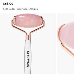 Beauty bio rose quartz roller