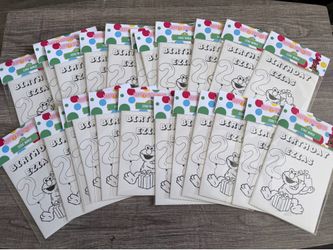 Elmo  Coloring Pack Birthday Party Favors