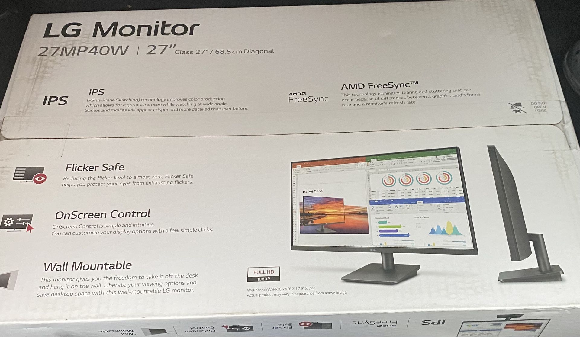 27 Inch Monitor For Sale PICK UP ONLY!!!