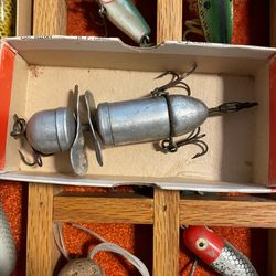 Old fishing lure collection