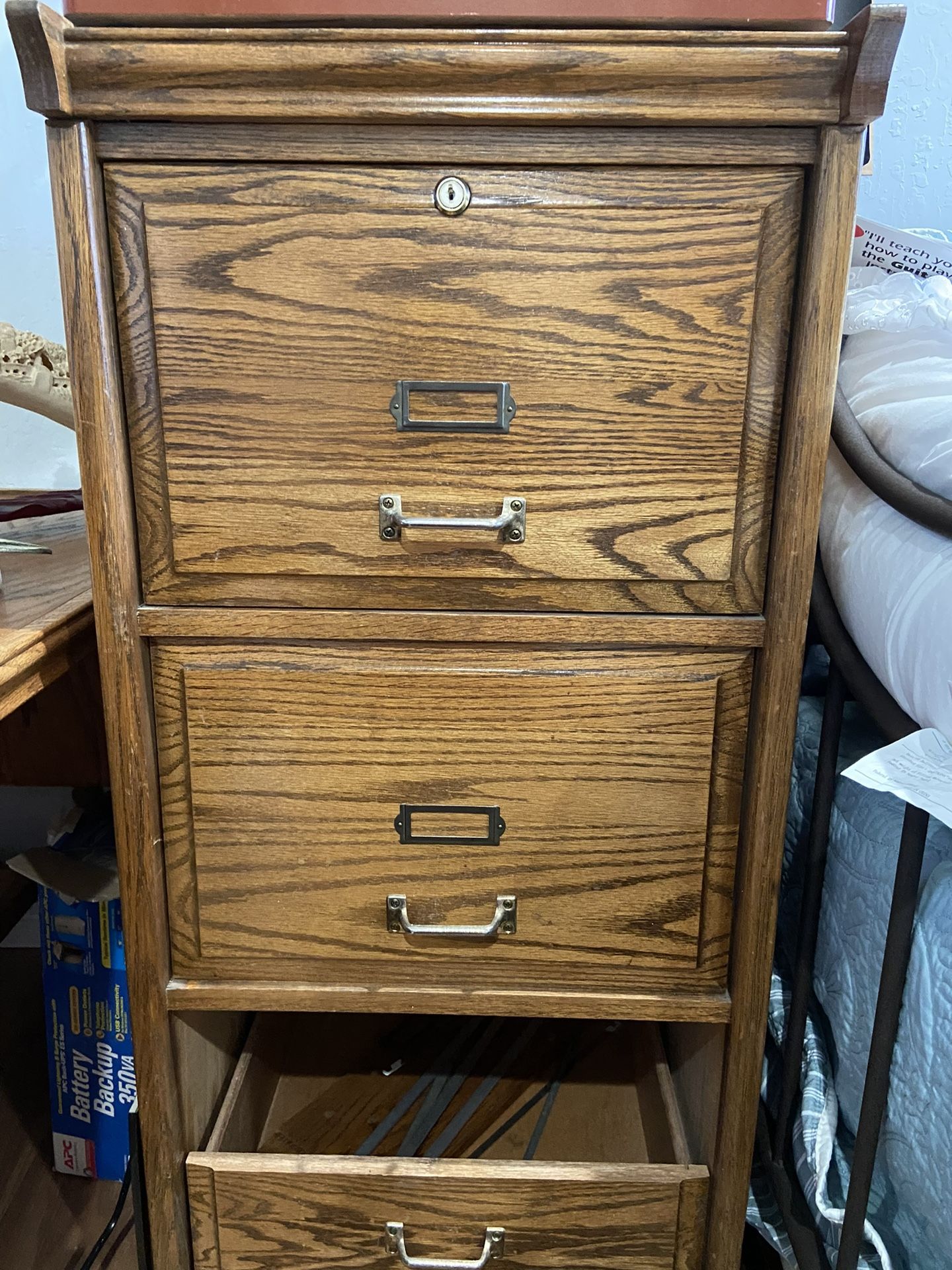 File Cabinet - Oak