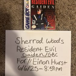 Resident evil Gaiden