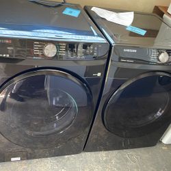 New Open Box Samsung Washer And Dryer Set 27” Front Loader 