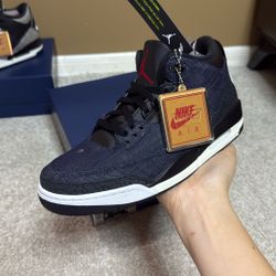 Jordan 3 Levi’s Size 9M
