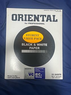 Oriental Seagull VC-RC II Glossy Black & White Photo Paper 8x10 – NEW SEALED