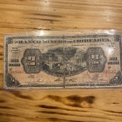 Billete de chihuahua 1914