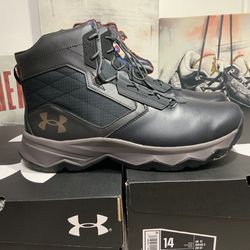 Under Armour UA Stellar G2 6 Boots Tactical Black Boot Sizes 8.5