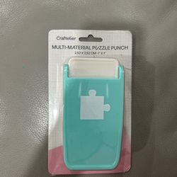 Craftelier - Multimaterial Puzzle Piece Shaped Punch 1”x1”