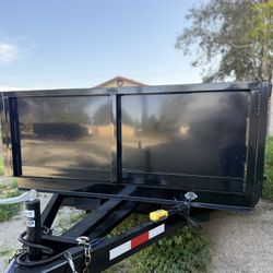 New 8x2x12 Hydraulic Utility Dump Trailer 