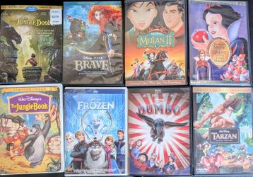 Eight (8) Disney DVDs