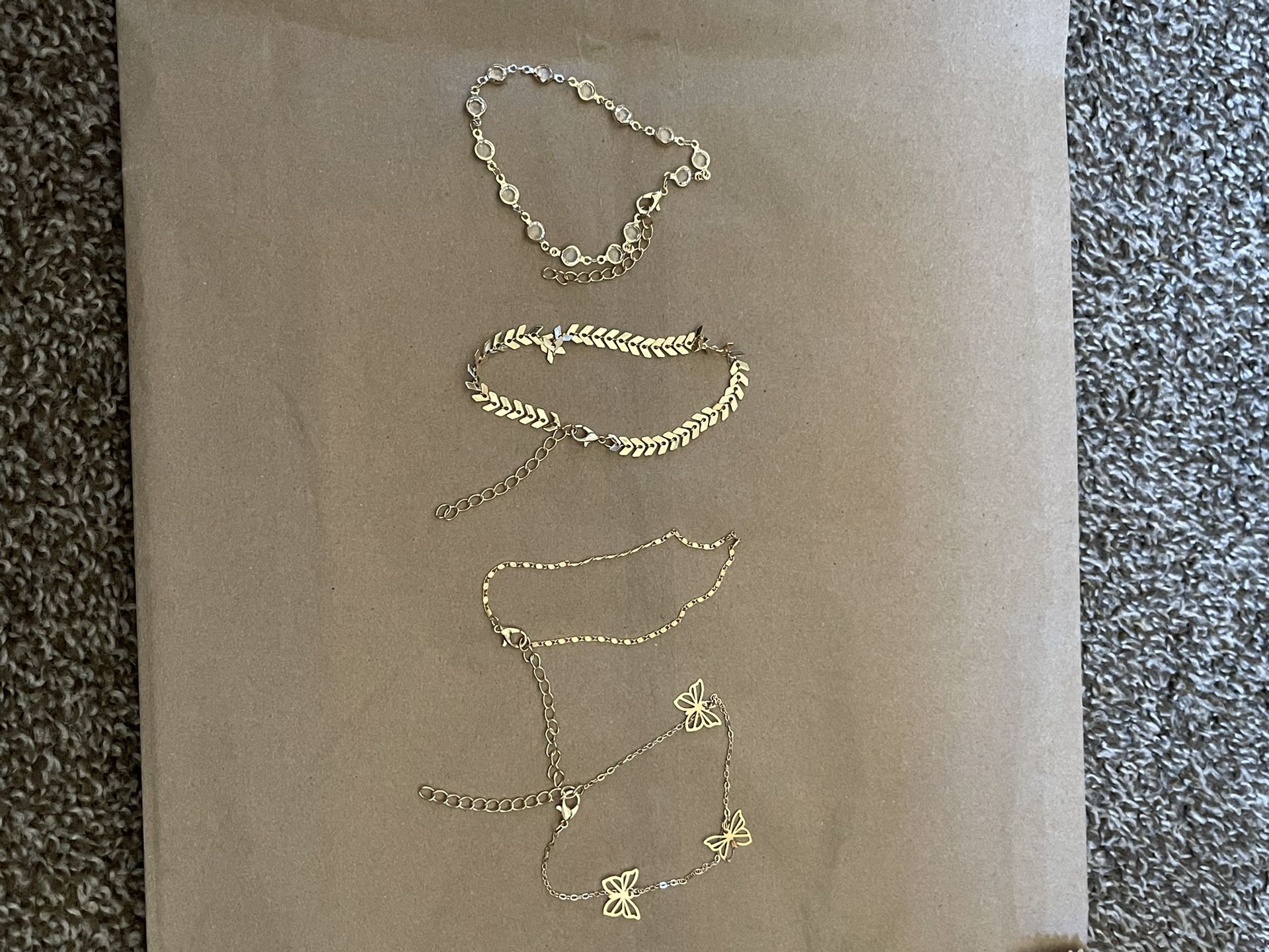 gold anklet
