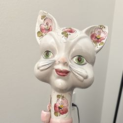Italian Ceramic Cat Sculpture
