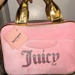 New Pink Juicy Couture Cosmetic Case