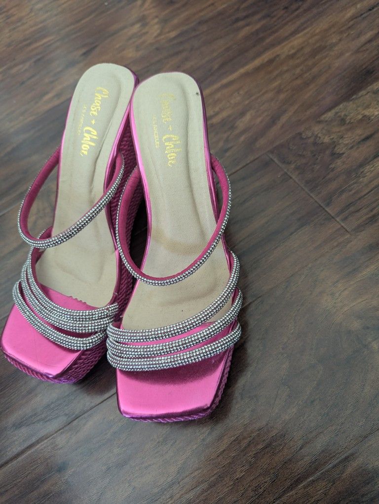 Chase+Chloe Platform Sandals Sz 9