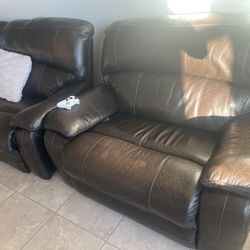 Leather Couches (Ashley)