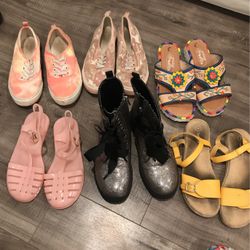 6 PAIRS Lot!! Girls Shoes Sz 3 Old Navy Steve Maden, Cat & Jack