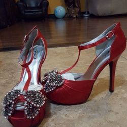 Red high heels