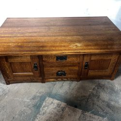 Mission Oak Coffee Table