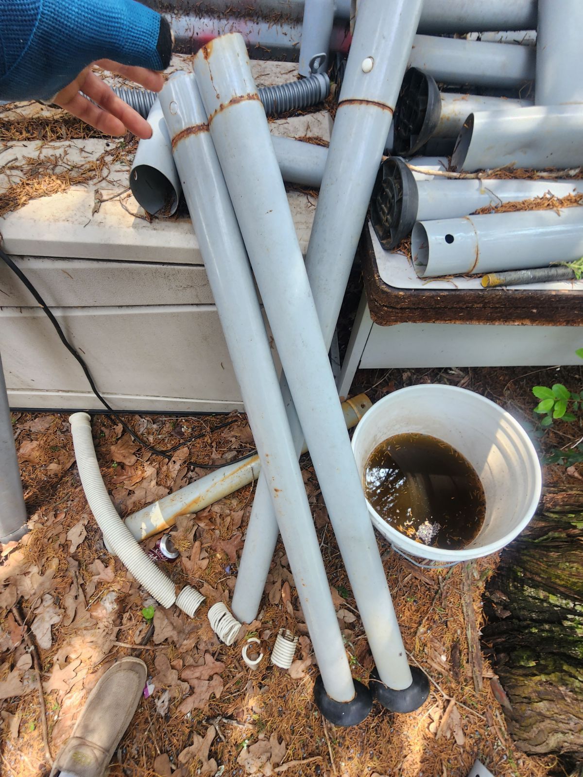 Large Above Ground Pool Legs