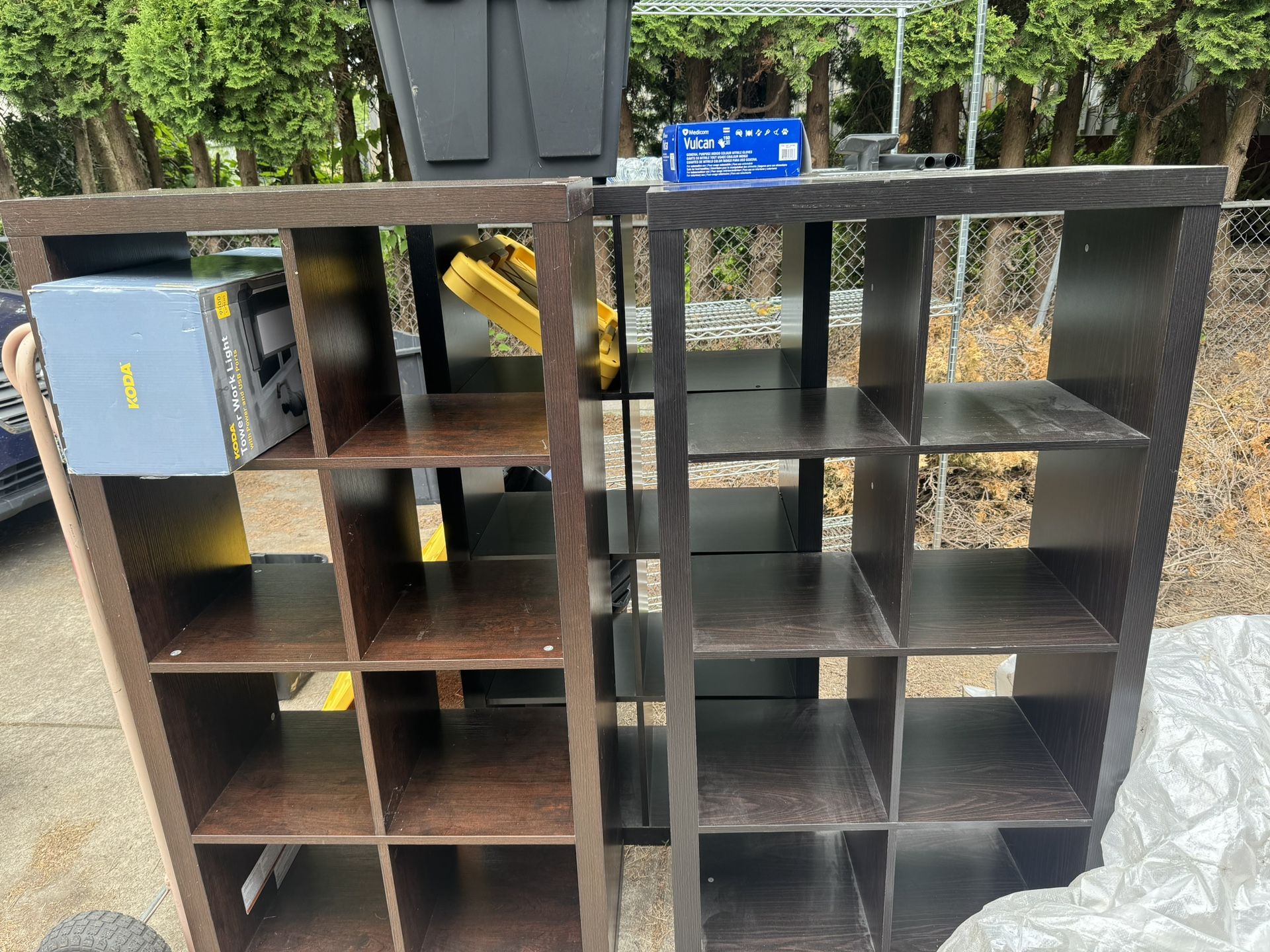 3 QTY 8 Bin Shelves Price Is PER unit