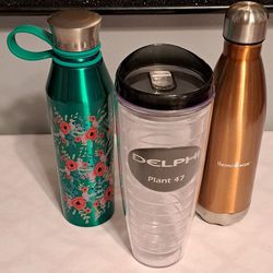 Water Bottles & Tumbler Cup Bundle 