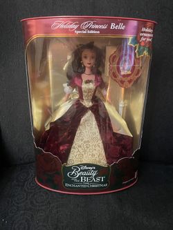 Barbie Holiday Princess Belle Beauty And The Beast