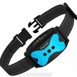 DogRook Dog Bark Collar - Rechargeable Smart Anti Barking Collar for Dogs - Waterproof No Shock Bark Collar for Small/Medium/Large Dogs - 5 Sensitivit